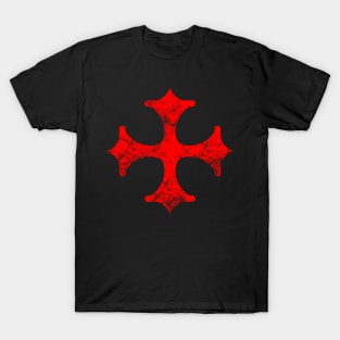 Vintage Crusade Knights Templar Cross T-Shirt